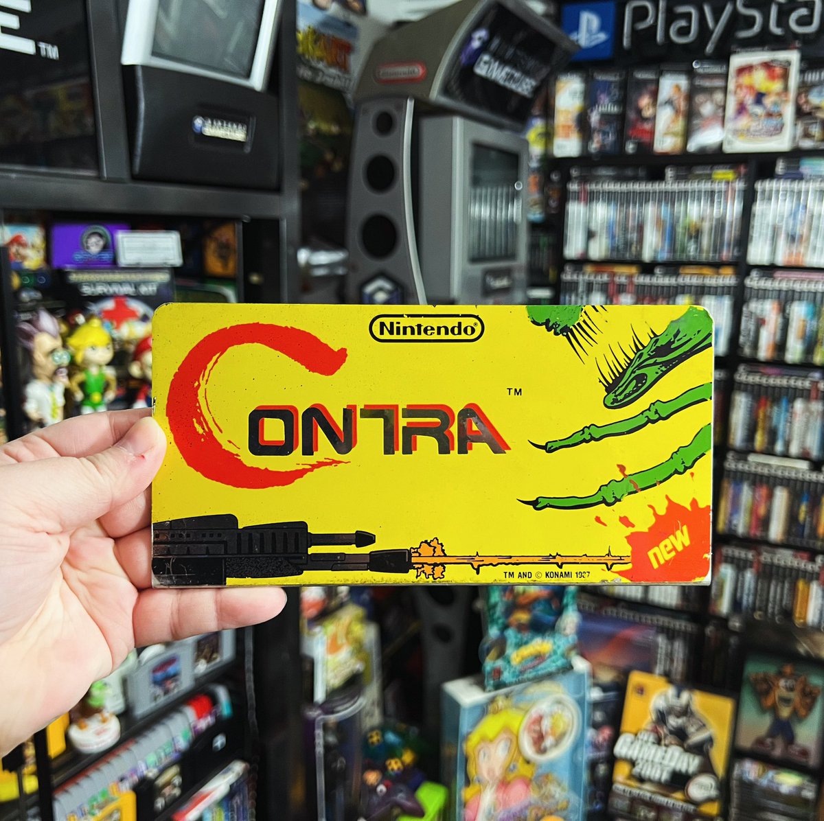 GamerAhmer's tweet image. Who collects these PlayChoice 10 Toppers? #nintendo #arcade #contra #playchoice10 #videogames