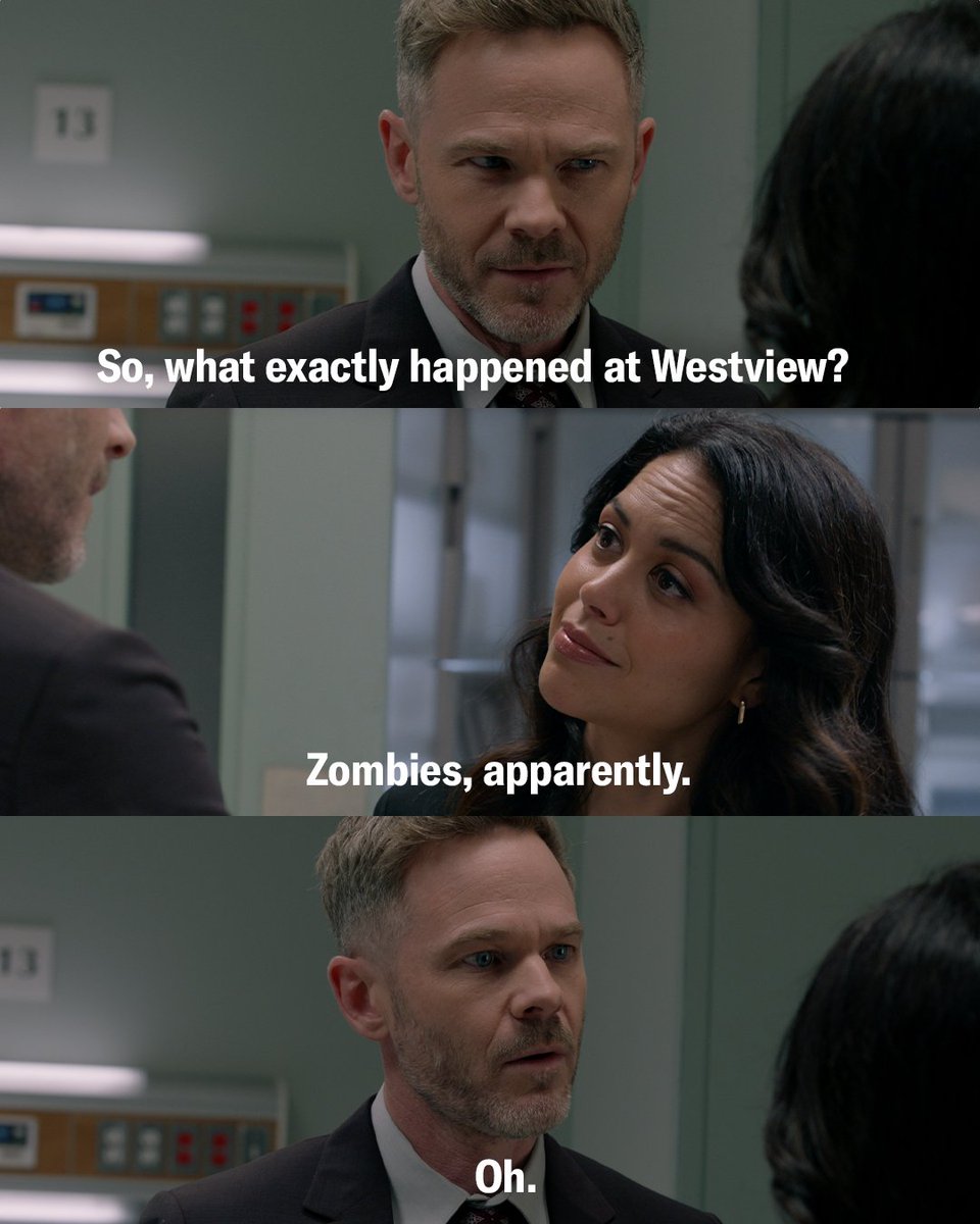 therookie's tweet photo. Just your typical zombies case. Stream #TheRookie on Hulu! https://t.co/vajmnoaweQ