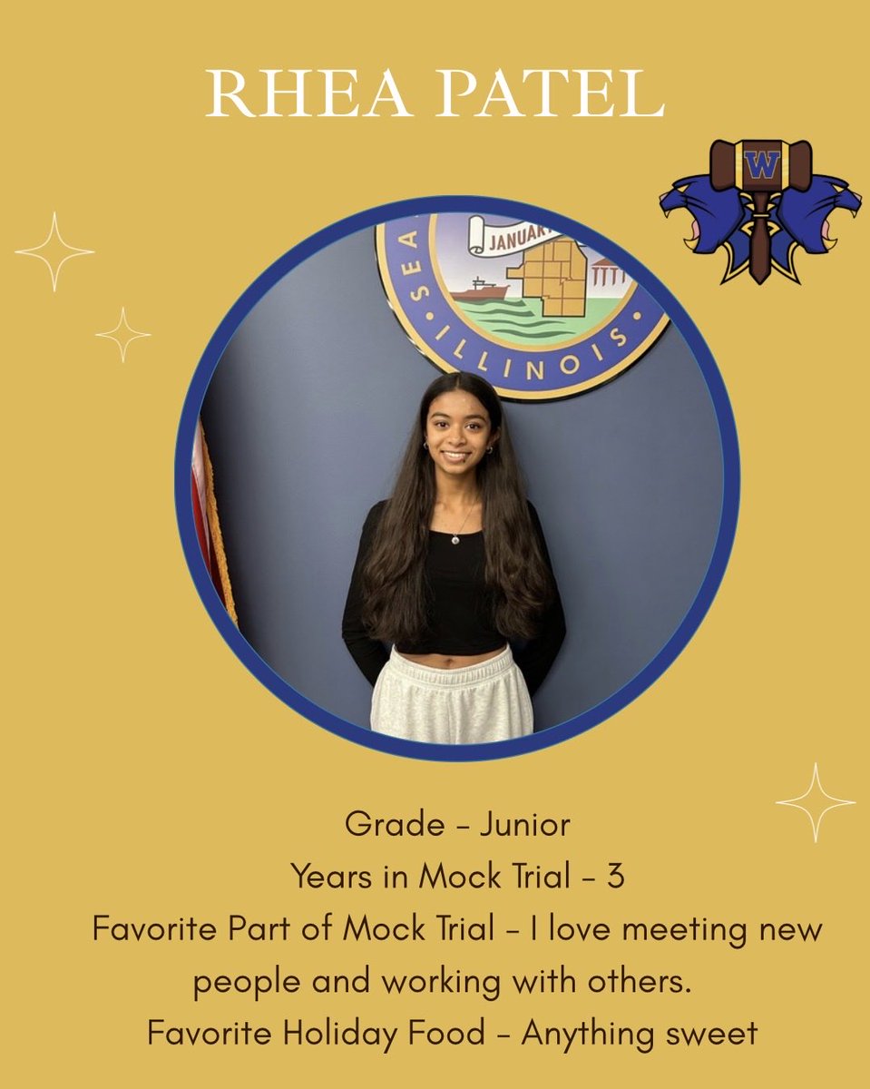 MockWhs's tweet photo. We’re proud to introduce Rhea Patel. Rhea is working with our plaintiff as a witness. We’re glad to have you on our team! https://t.co/skYqHLwfse