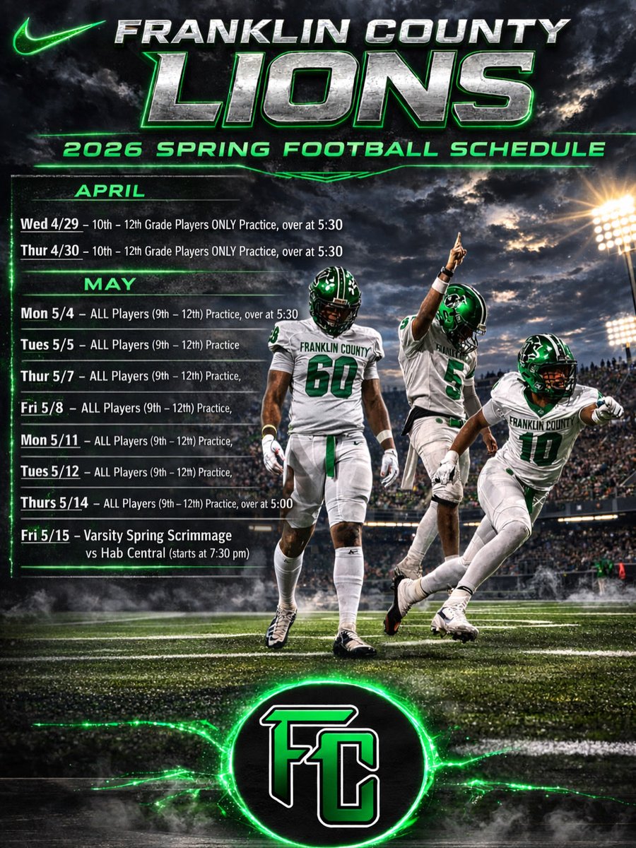Franklin County Football tweet media