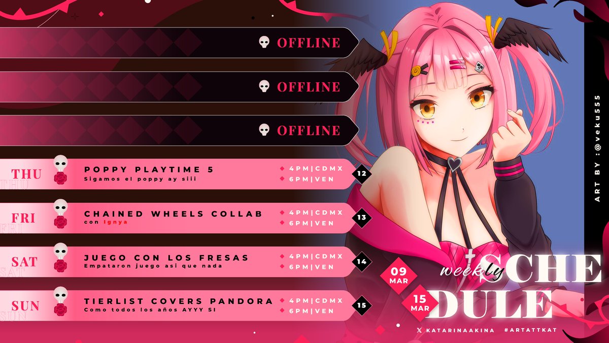 Katarina Akina 💀🌹 LeFOLK | PANDORA tweet media