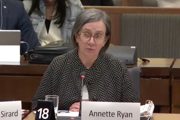 This is Carney's choice for Parliamentary Budget Officer.  

She was at Oxford with him and Freeland.

Currently with Fintrac, who let TD bank get away with laundering money for organized crime for years.

So, no more PBO reports holding the government to account.