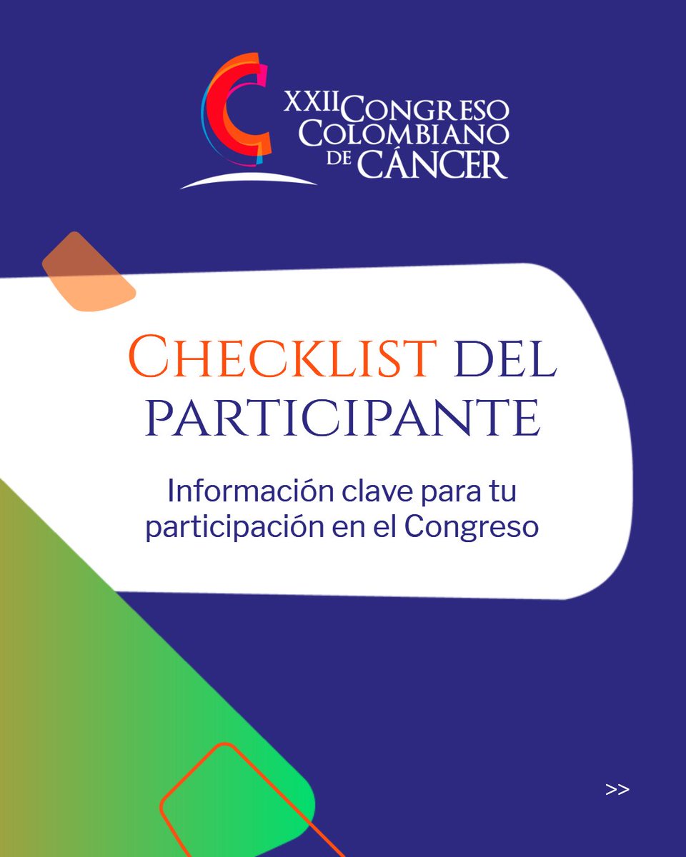 asoprocancer's tweet photo. El Congreso Asoprocáncer está muy cerca 🧬
Te invitamos a revisar los aspectos clave para tu participación y llegar preparado a este encuentro académico.

👉 Nos vemos del 19 al 21 de marzo.
🔗 https://t.co/GzgOYxnR9w

#CongresoColombianodeCancer #Asoprocancer https://t.co/lHCoMuPdzt