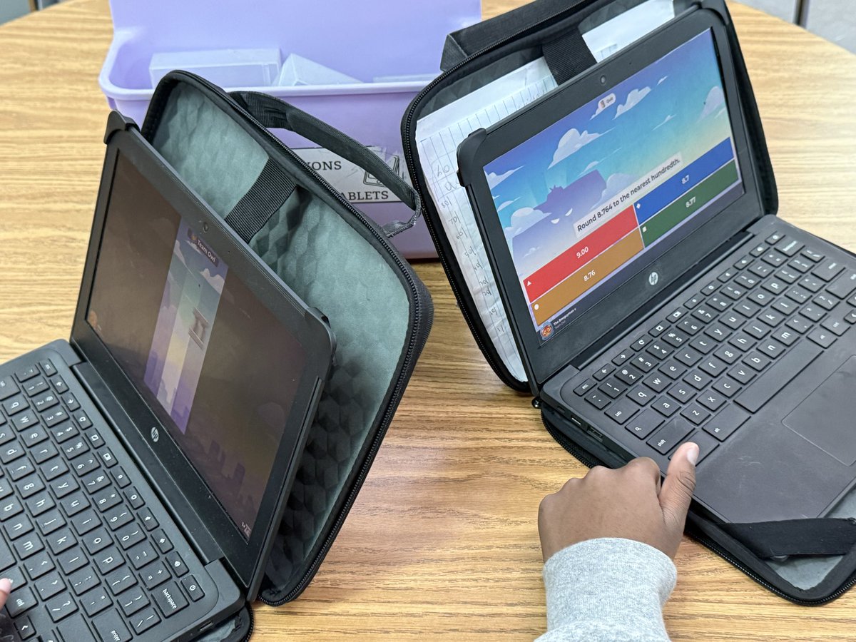 raramdeo's tweet photo. Last week in 5th grade math, students reviewed decimals with a Kahoot! Engagement was high as teams challenged one another in a friendly competition while strengthening their understanding of decimal concepts. 📊🎉 #5thGradeMath #StudentEngagement #MathFun https://t.co/tZ2MT2nbBn