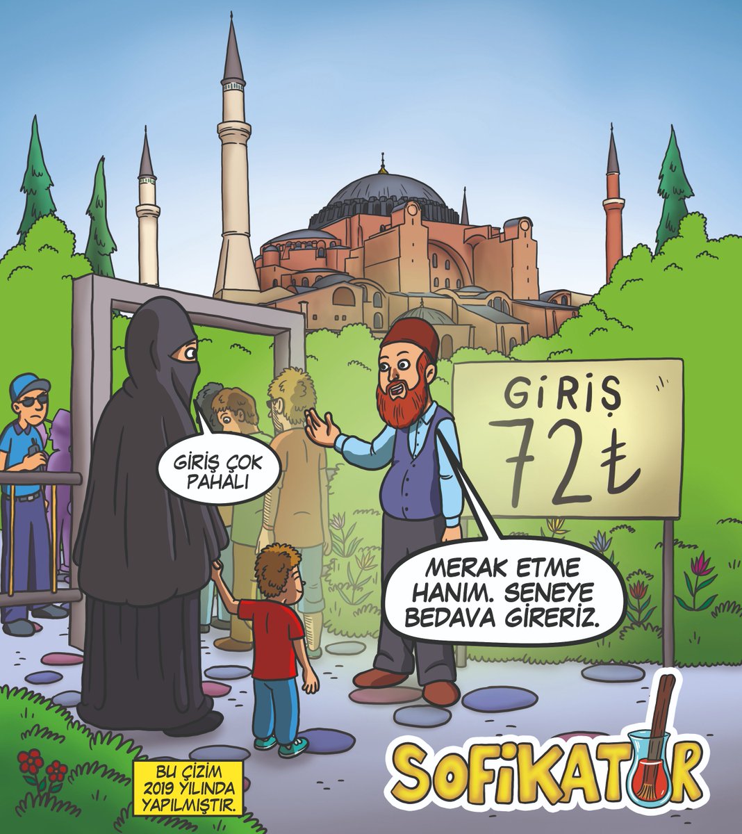 kullukyapbiraz's tweet image. Ayasofya anısı
#sofikatur

#ayasofya #ramazan #islam #tasavvuf #mizah #karikatur #cartoon #207