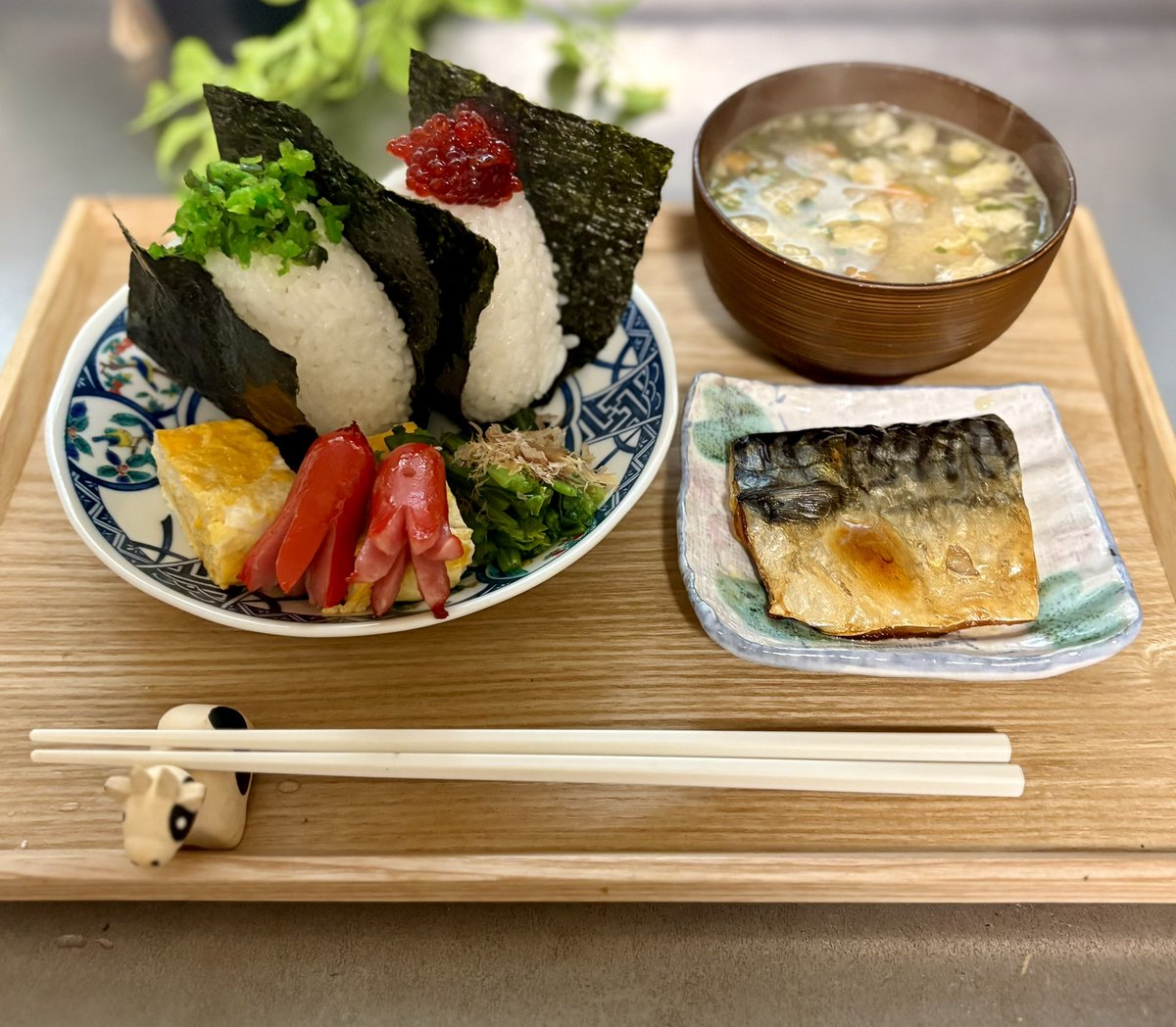 息子の朝ごはん