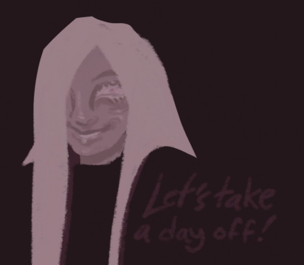 ranof93629_troy's tweet image. As expected it was fun, but I feel like you can feel hatred radiating off this drawing . #Um