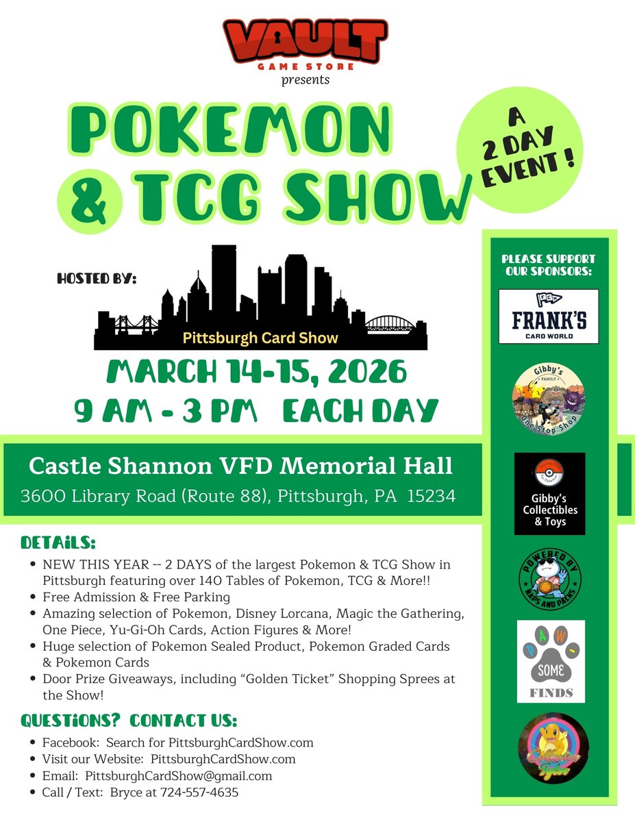 Pittsburgh Card Show tweet media