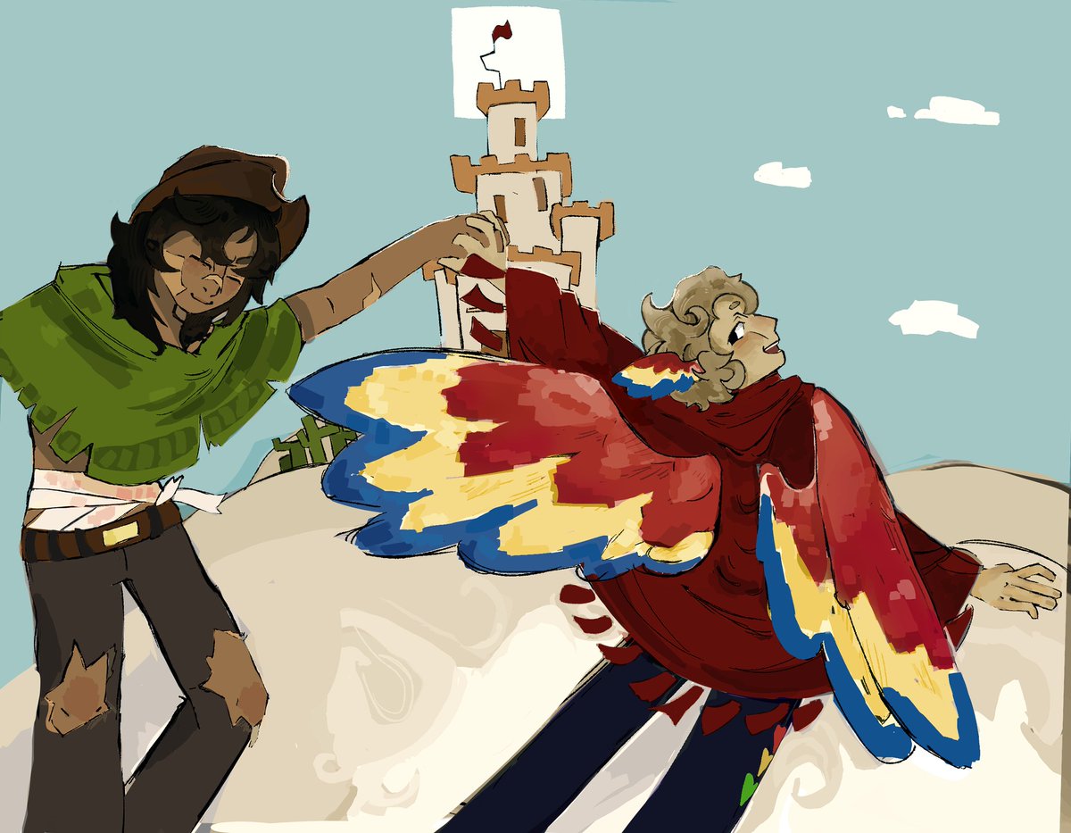 toastarts8's tweet photo. I say this every time I get on this app but I'm gonna start trying to get off of tiktok more so here's a third life desert duo painting I did!! (It took 18 hours over 2 months my turnover time is terrible but it's ok🥹🥹)
#thirdlife https://t.co/EfK3tNT5iR