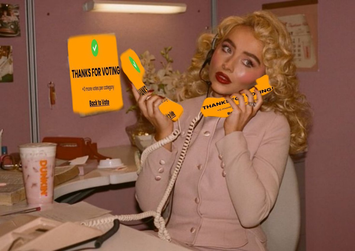 Ring ring ring, yeah its super importantt!!  Vote for sab now! <a href="/TeamSabrina/">Team Sabrina 🐾</a>