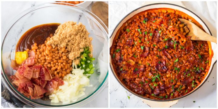 kyleecooks's tweet image. Dr. Pepper Baked Beans are an easy side dish featuring bacon, onions, bell pepper, and a blend of sauces and spices.  They bake to perfection, becoming thick, thick and amazing! #bakedbeans #drpepper #kyleecooks kyleecooks.com/dr-pepper-bake…