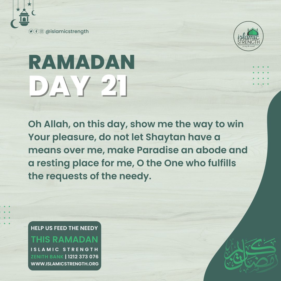 #Ramadan Day 21