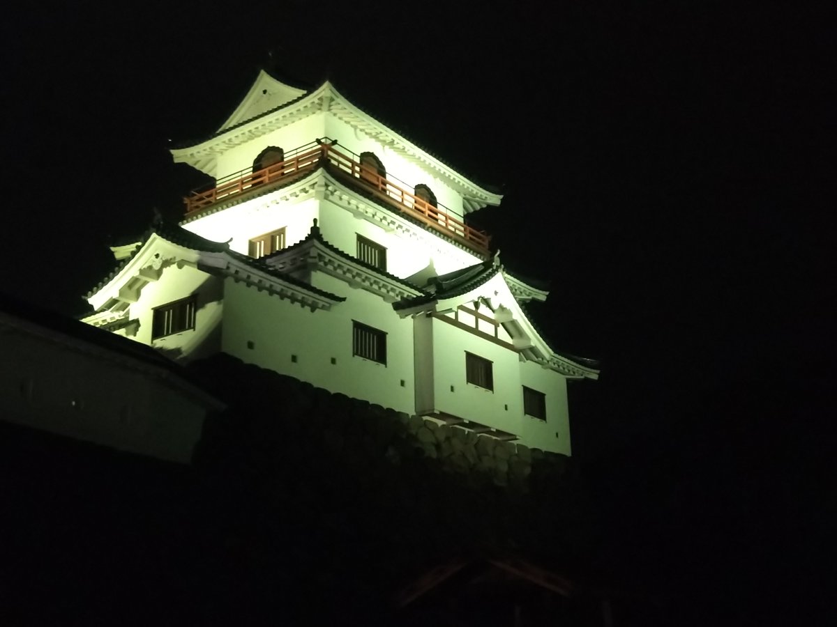 shiroishicastle's tweet photo. 3/8(日)～3/14(土)は世界緑内障週間です
白石城は今年もライトアップ in グリーン運動に参加し期間中のグリーンライトアップを実施しています https://t.co/ZpDgis7c98