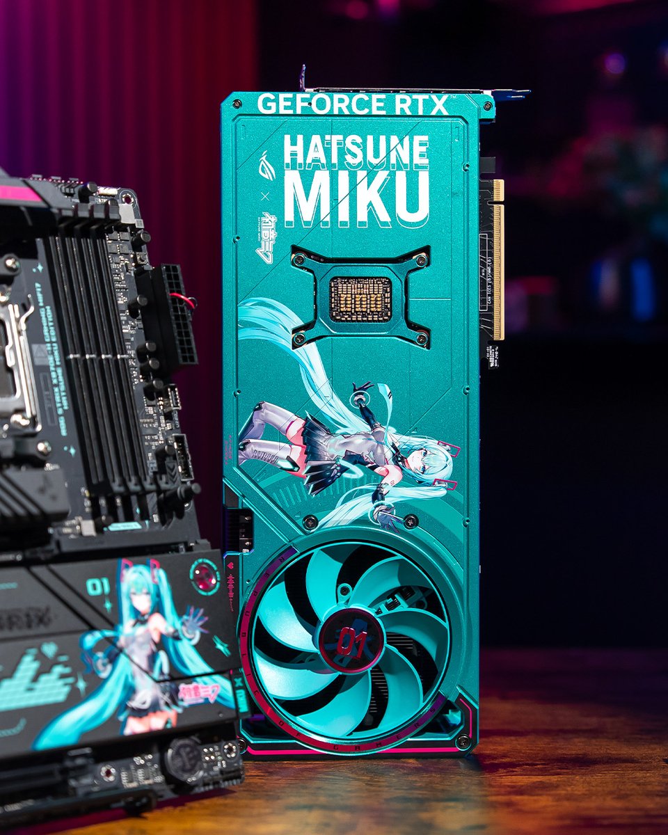 ASUS_ROGNA's tweet image. Don't forget to celebrate Hatsune Miku Day 🎶💕🩵

Our favorite vocaloid continues to dazzle with every detail ✨

#ROGxHatsune #ASUSPCDIY #pcsetup #pcgaming