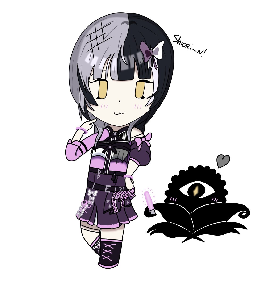 #ShiorinSketch She shined so much on stage! Great job! 🤍🖤