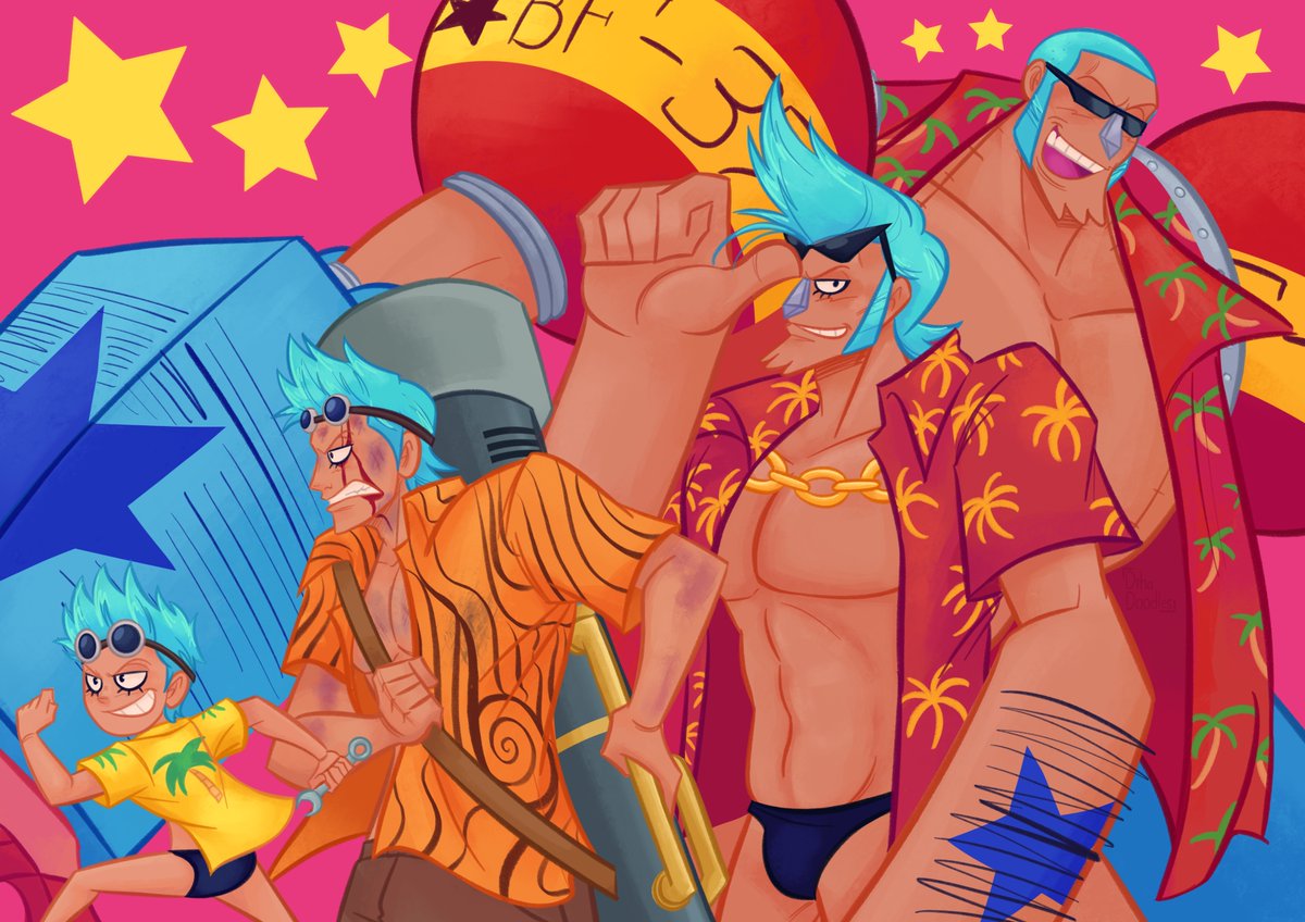 HAPPY BIRTHDAY FRANKY!! 🤖🎉🎉
#フランキー誕生祭2026 #ONEPIECE