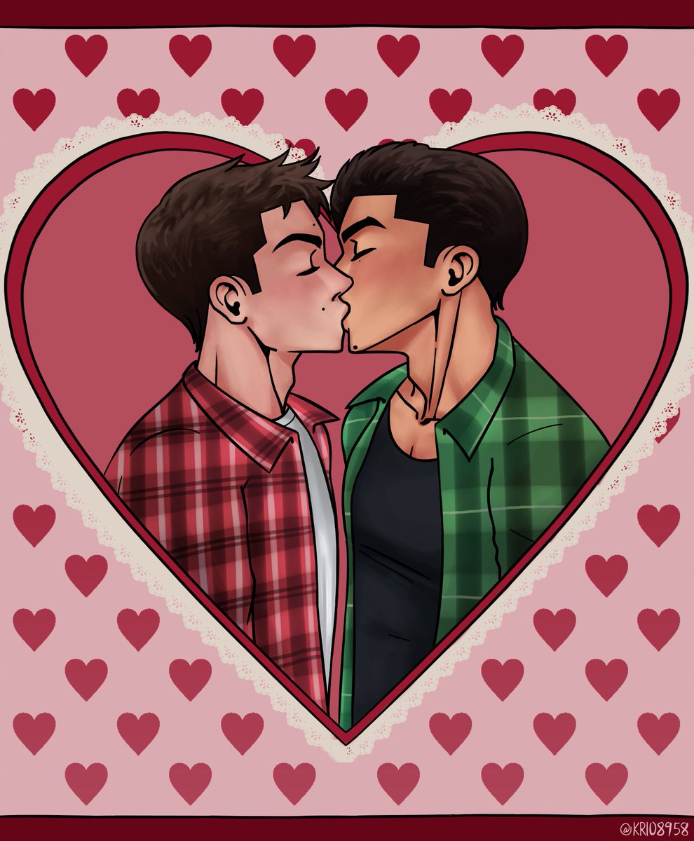 KR108958_'s tweet image. actually finished this fanart that was supposed to be for valentines day 💀 #TeenWolf