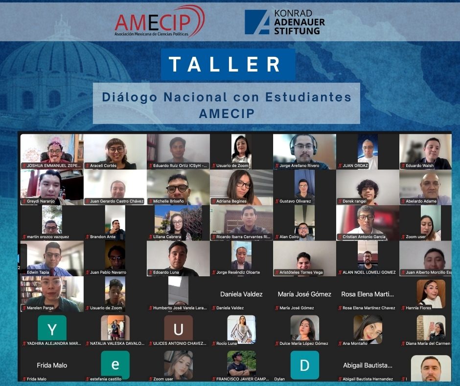 AmecipOficial's tweet photo. El día de hoy se llevó a cabo el taller “Reforma Electoral 2026: Diálogo Nacional con Estudiantes AMECIP”, un espacio de análisis sobre los posibles efectos de la reforma electoral en la democracia de México.
Agradecemos especialmente la colaboración de la @kasmexiko y la participación de Eduardo Walsh, quien compartió sus reflexiones con la comunidad estudiantil.
El evento contó con la presencia de @azulaguiar, presidenta de AMECIP, y Araceli Cortés, Secretaria Nacional de Estudiantes.
📲 Entérate de más actividades como esta desde:
🌟📚 ¡Grupo exclusivo para información de la Secretaría de Estudiantes AMECIP! 📚
https://t.co/lZkeRVroxD
#AMECIP #CienciaPolítica #ReformaElectoral #Democracia #KAS #EstudiantesAMECIP