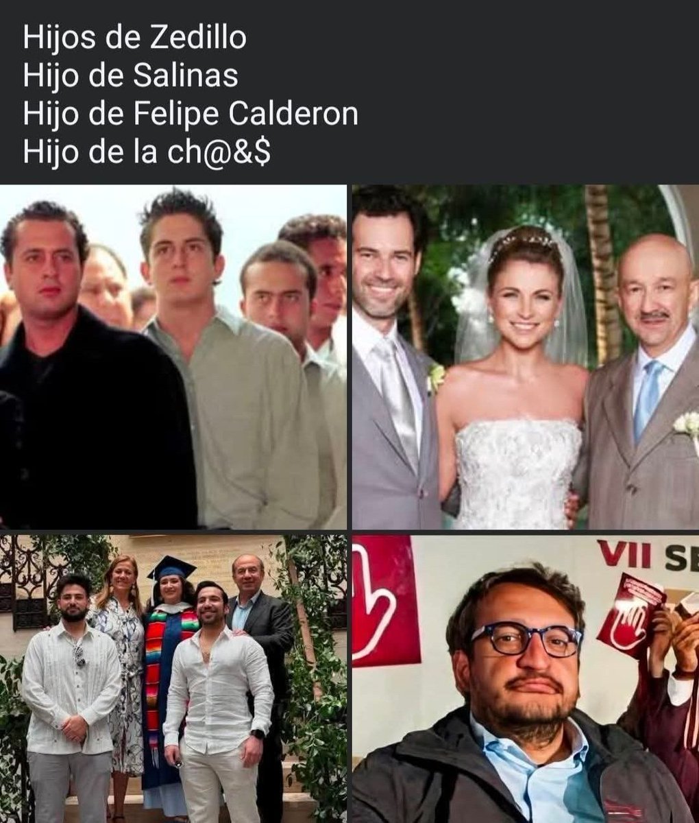 Comparar a los hijos de <a href="/lopezobrador_/">Andrés Manuel</a> con los hijos de los otros expresidentes es como comparar un pinche burro cerrero con un caballo de carreras. 
La neta, se tenía que decir y se dijo.