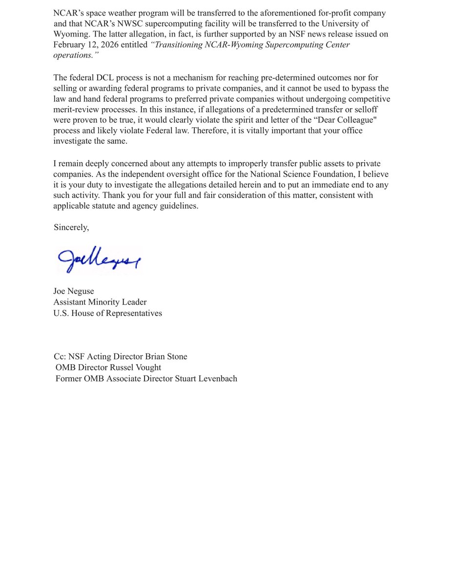 Rep. Joe Neguse tweet media