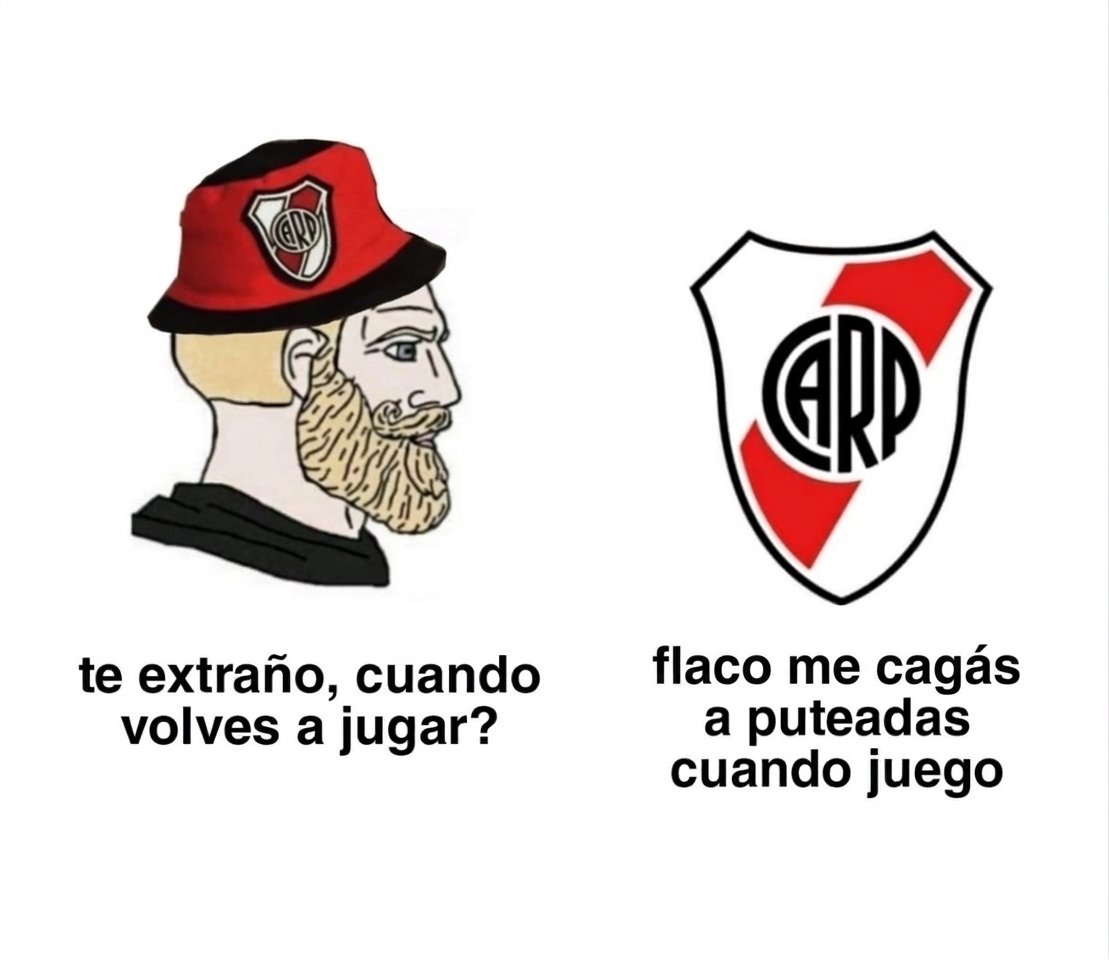 Te extraño River