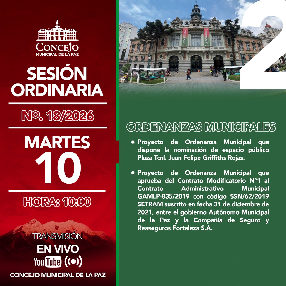 Concejo Municipal de La Paz tweet media