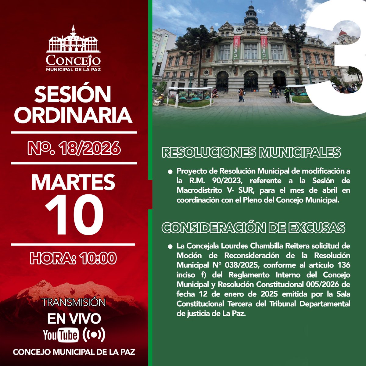 Concejo Municipal de La Paz tweet media