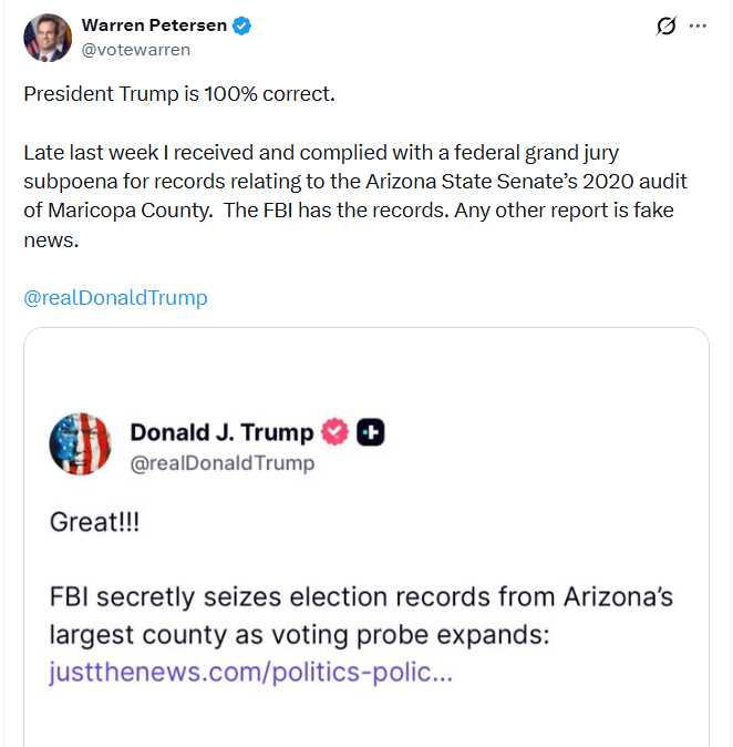 Trump Szu tweet media