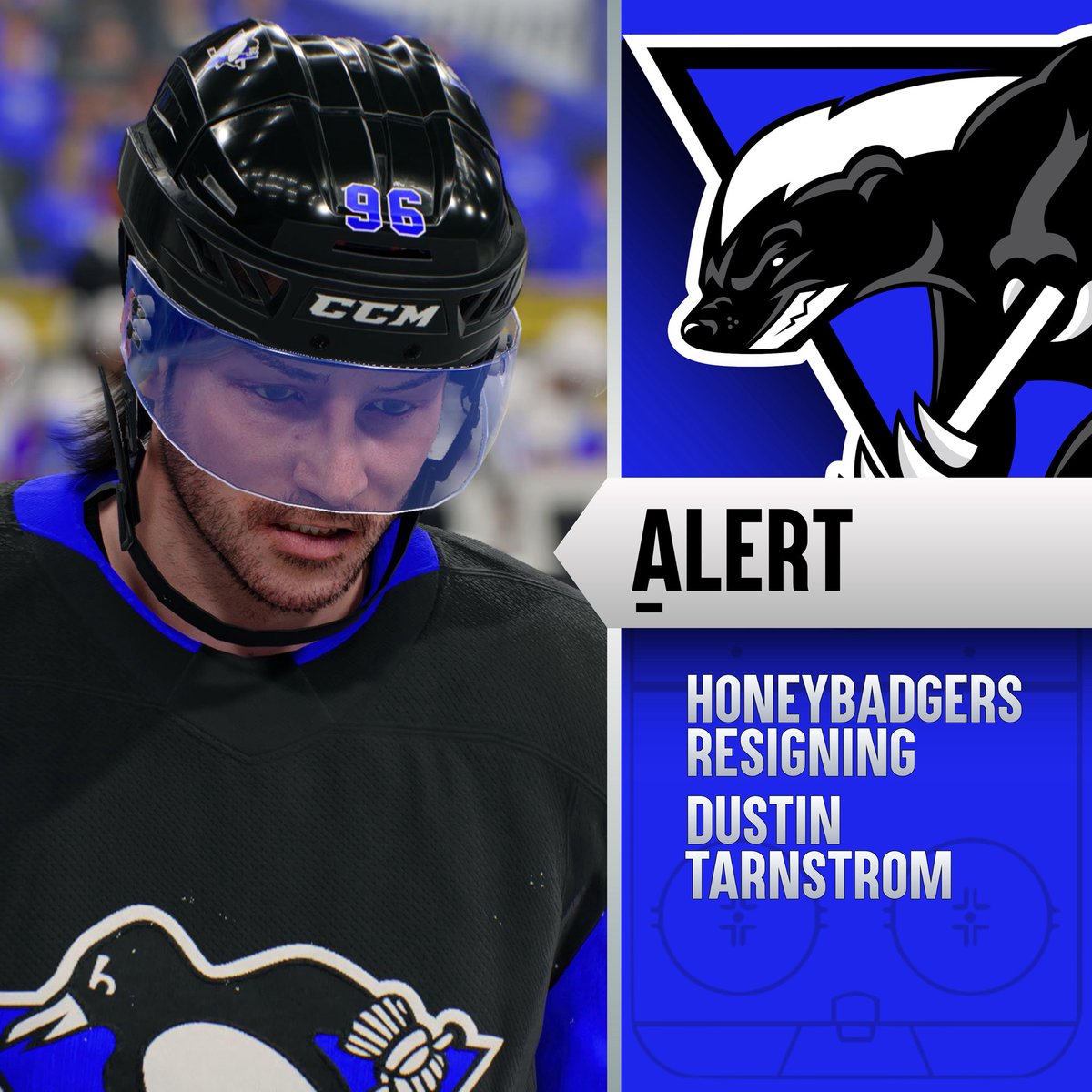 We have resigned Dustin Tarnstrom to an 8-Year deal. The deal is worth $68.8mil with $8.6mil AAV. This will keep Tarny with us until 2031-32! Or until #NHL32! #Honeybadgers