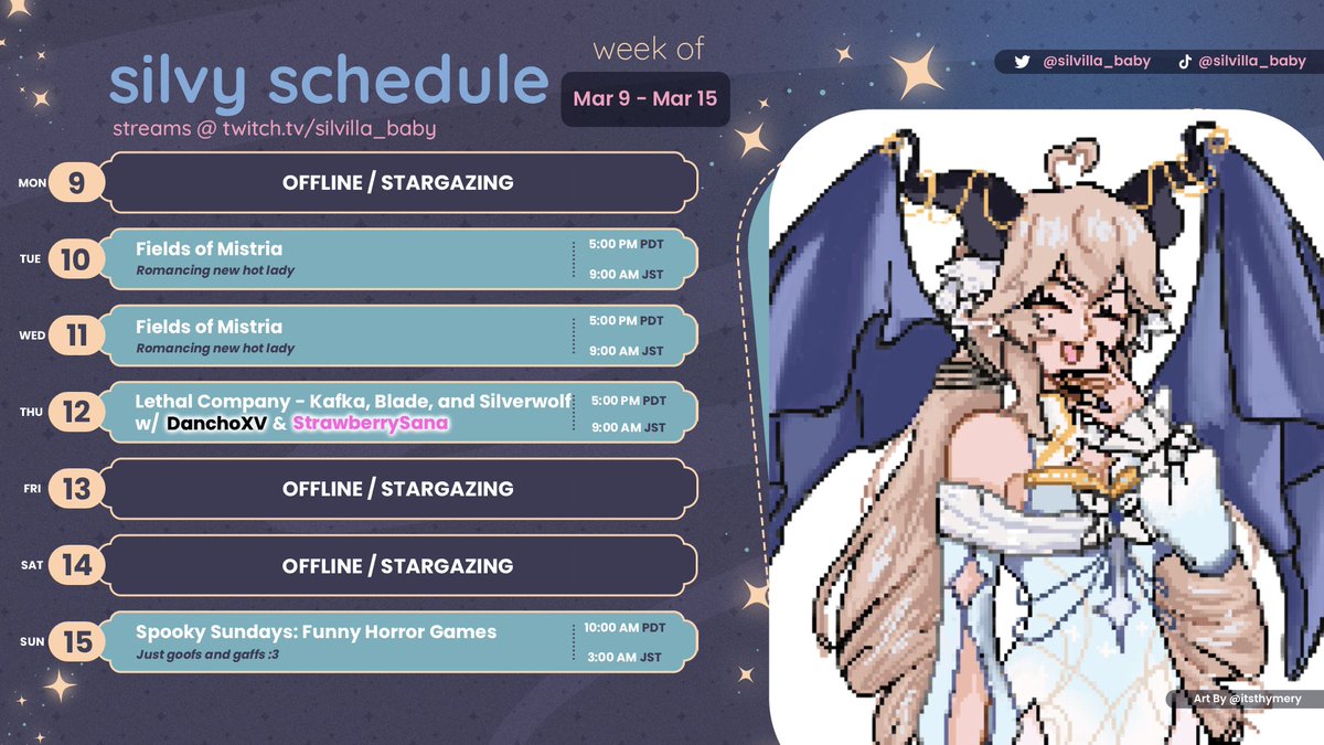 Silvilla 【 𓆩💙𓆪 】 Involuntary Succubus Vtuber tweet media