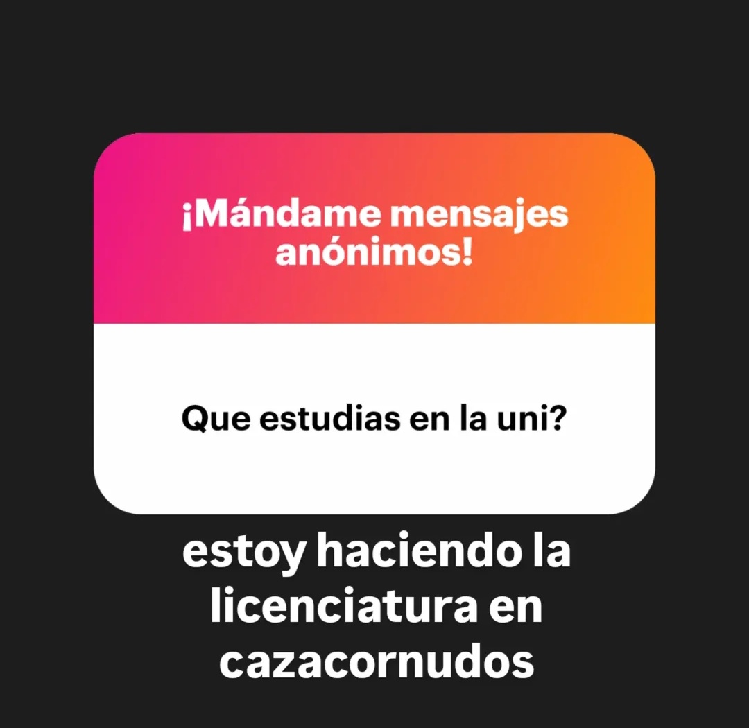 después pregunto pq nadie interactua conmigo en ig