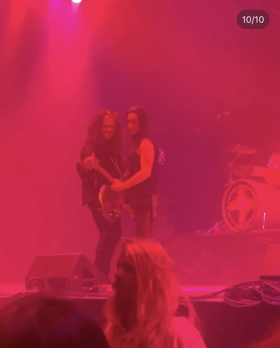 ccavanaugh8's tweet photo. Pt. 2 What an epic night! 🔥 Got to see Godsmack and Extreme live on Tuesday, 10/24/23. Nothing beats being in the crowd feeling that energy. Rock on! 🤘#Godsmack #ExtremeBand #ConcertLife #RockOn https://t.co/bHm4r8wMcl