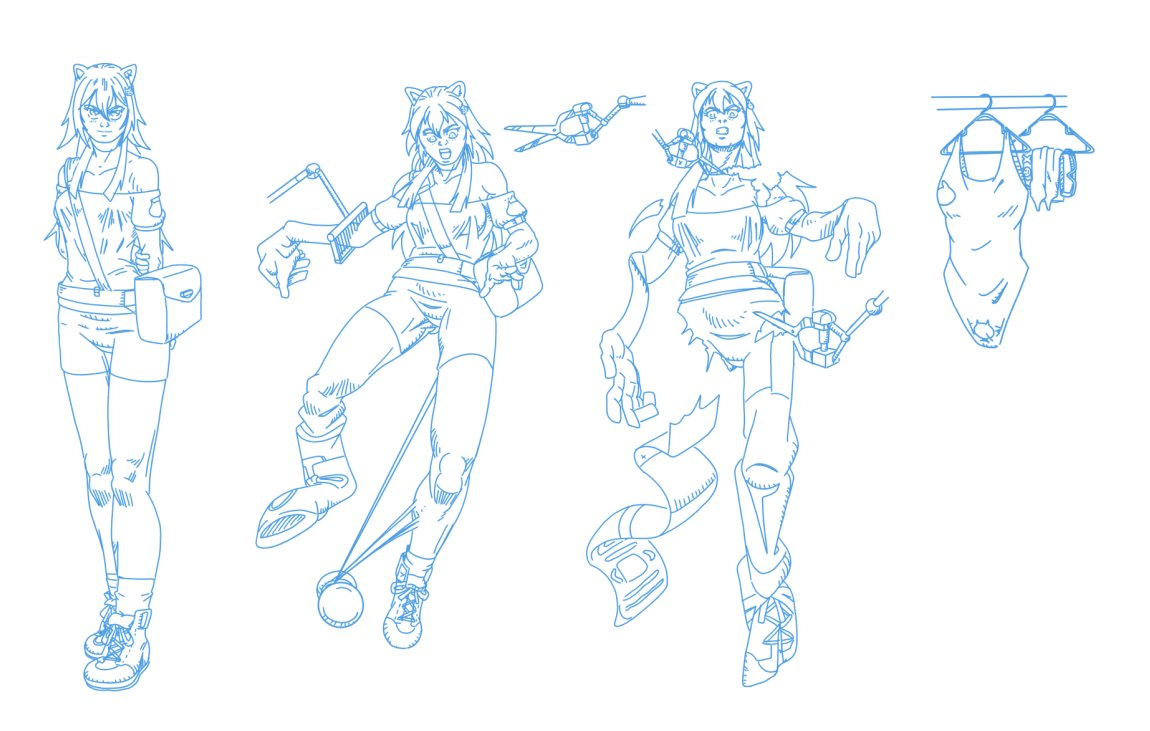 adrianforni1's tweet image. WIP sketch from a commission.

Catgirl → clothing transformation sequence.

I really enjoy drawing weird TF concepts like this.

Commissions open — check my pinned post for info.

#TF #transformation #tfart #commissionsopen #artistforhire