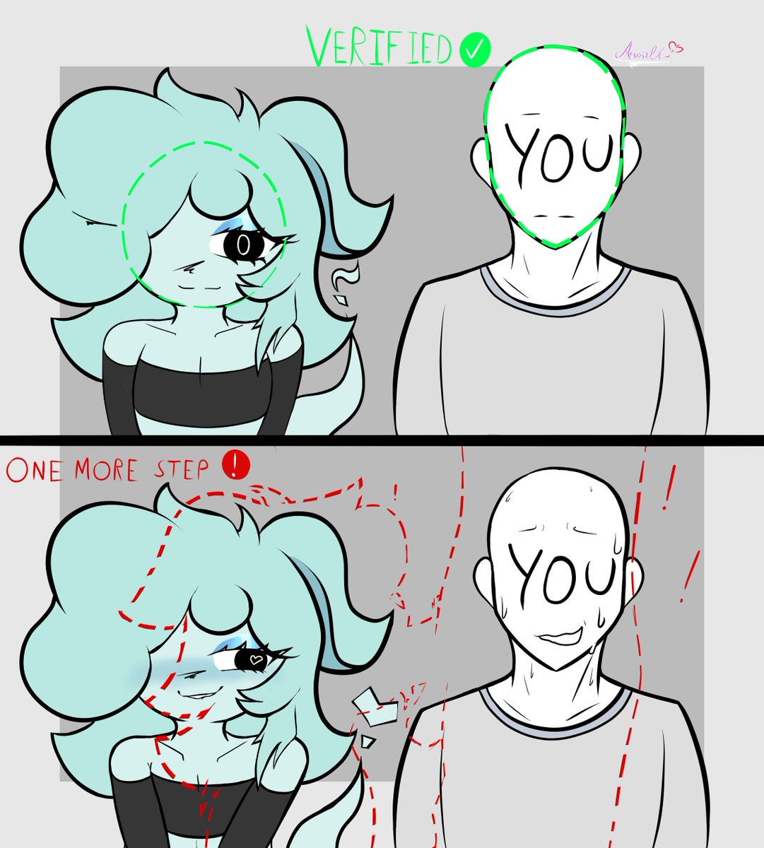 "Please complete the last step to continue"

He's ready! 💙