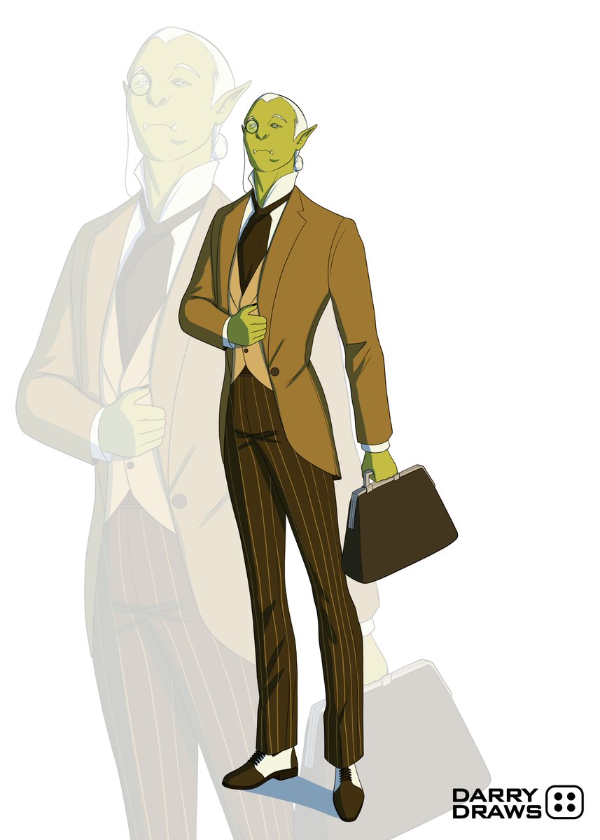 Darry_draws's tweet photo. Orc Scholar-Character concept art timelapse
#conceptart #worldbuilding #digitalart #oc https://t.co/7ogm8CYn8s