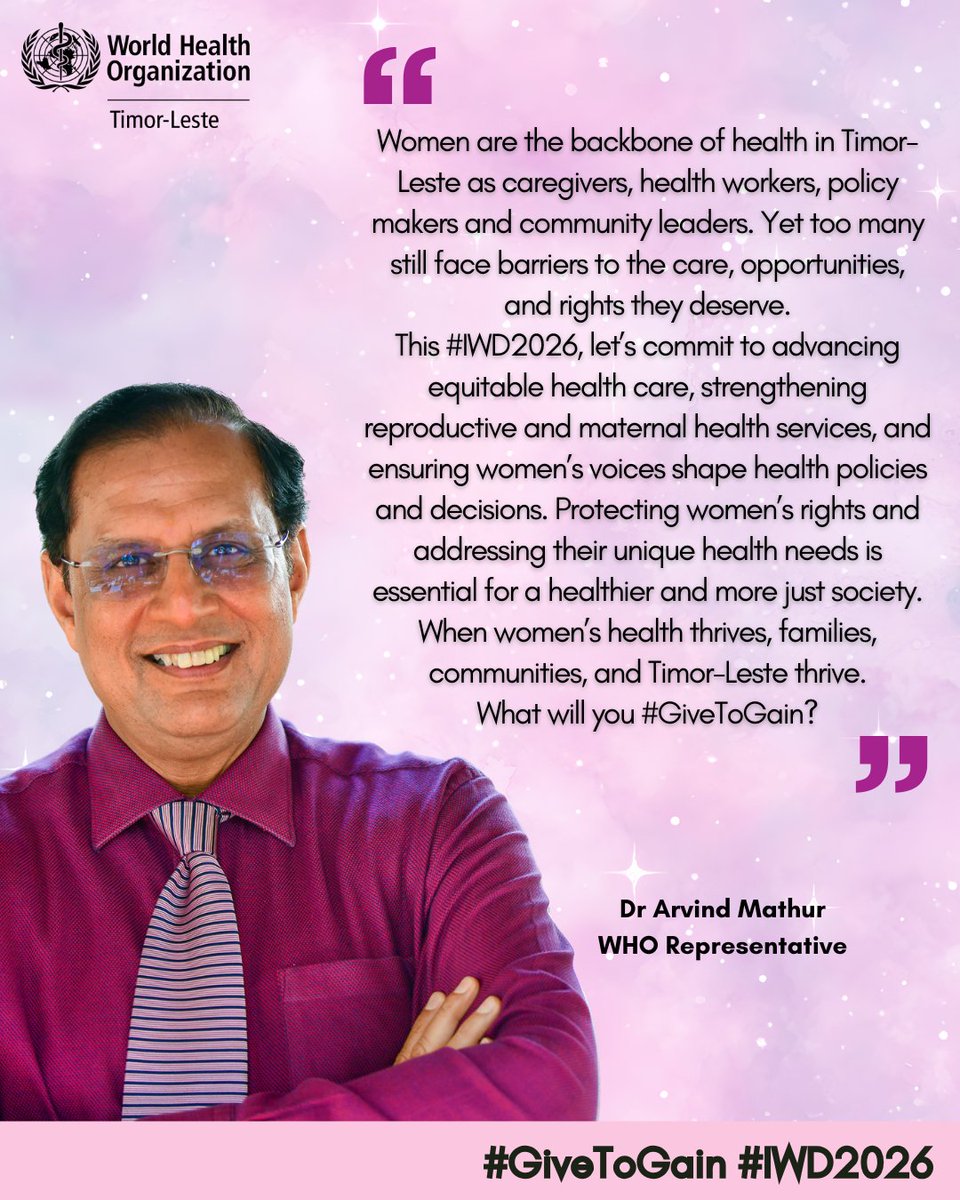 WHO Timor-Leste tweet media