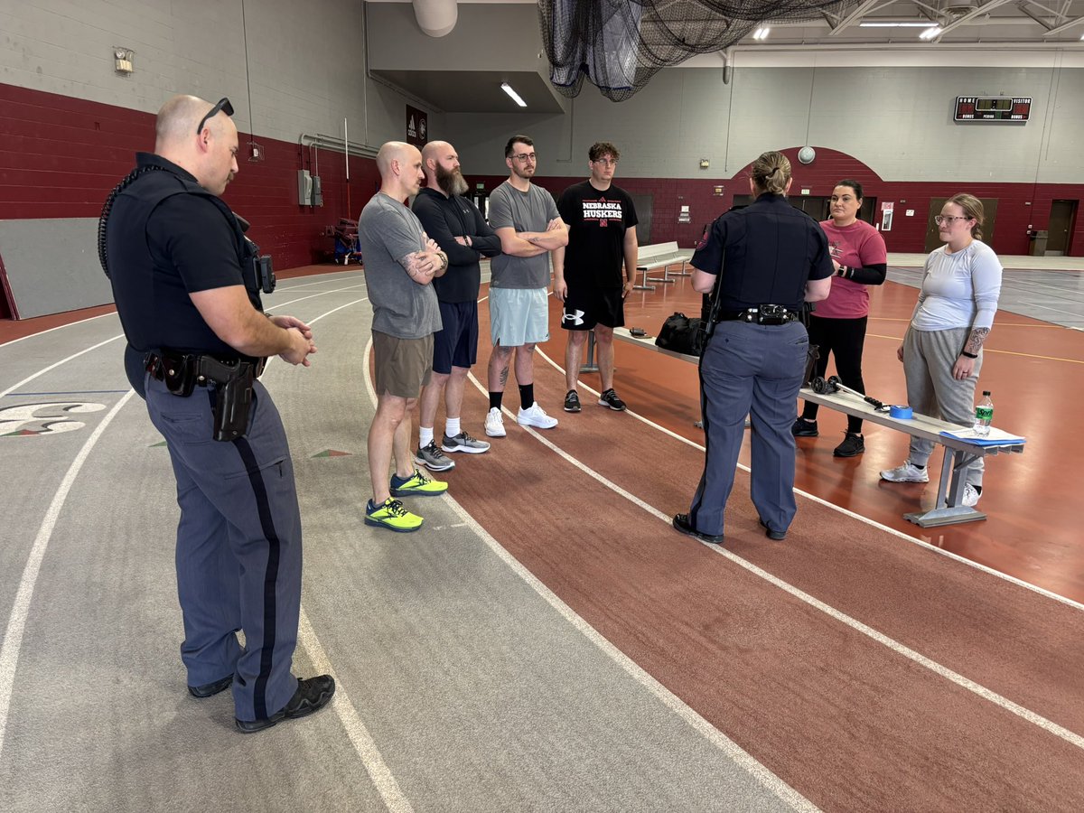 NSP_TroopE's tweet photo. Thank you @chadronstate for allowing us the chance to use your facility for our Physical Abilities Testing today. 

On to the next phase of testing for this group……

#FutureTroopers #JoinNSP #BecomeATrooper 
#ProtectTheGoodLife https://t.co/zGLPmpMQLd