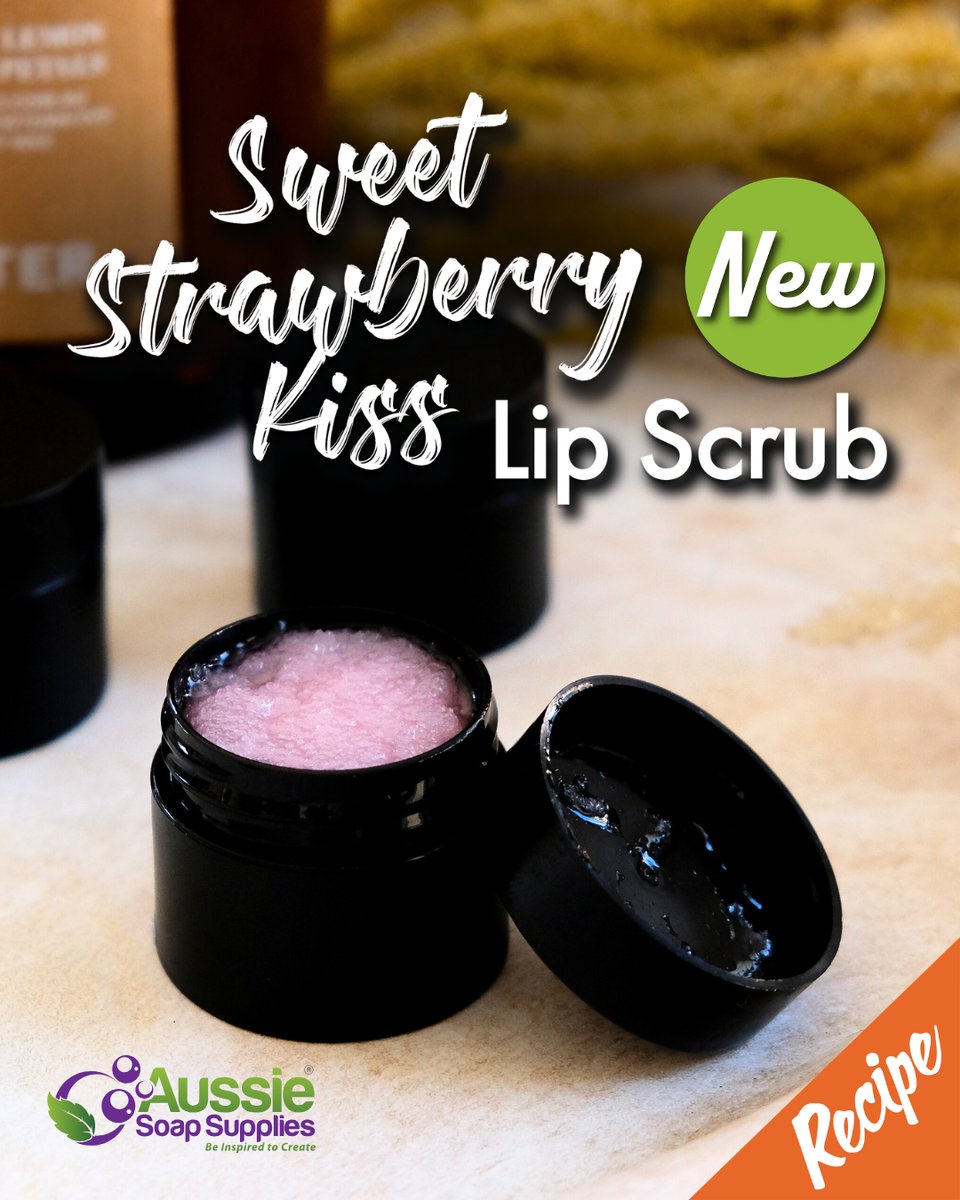 aussiesoaps's tweet photo. TUTE TUES ~

👄 Treat yourself or a loved one to a little self-care with this sweet, strawberry-scented sugar polish. This easy lip scrub gently buffs away dry, flaky skin.

Read this FREE recipe here https://t.co/II01Vo5Fjv https://t.co/4fWRwALoUZ