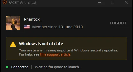 KANDycsgo's tweet photo. Si ce message apparaît, mettez Windows à jour puis redémarrez votre PC. 

Il disparaîtra ensuite. https://t.co/1JM2bDk8E8