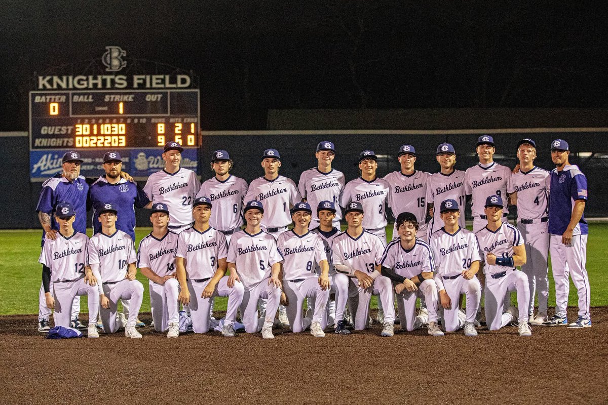 Bethlehem Christian Academy Baseball tweet media