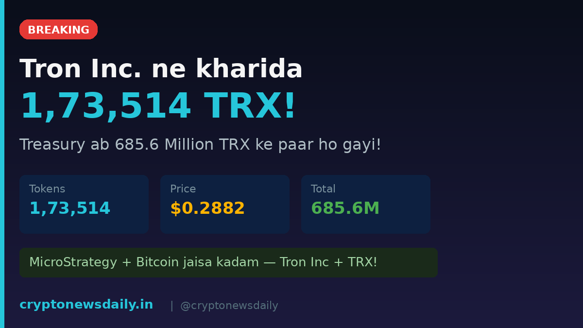 CryptoNews Daily 🇮🇳 (@CryptoNewsByIN) / Posts / X