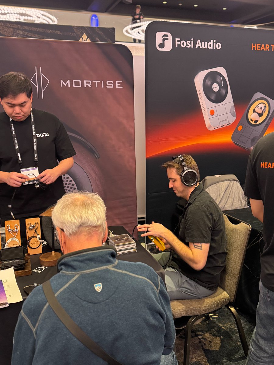 DUNU_Headphone's tweet photo. Last weekend at CanJam NYC 2026, thank you for stopping by Booth F9 to check out and listen to VAULT, MORTISE, and NOCTUA, and more. Really appreciate the support—can't wait to see you again next time! 🙌🎧
#DUNU #CanJamNYC #F9 #VAULT #MORTISE #NOCTUA #HiFi https://t.co/JD2d53xOUe
