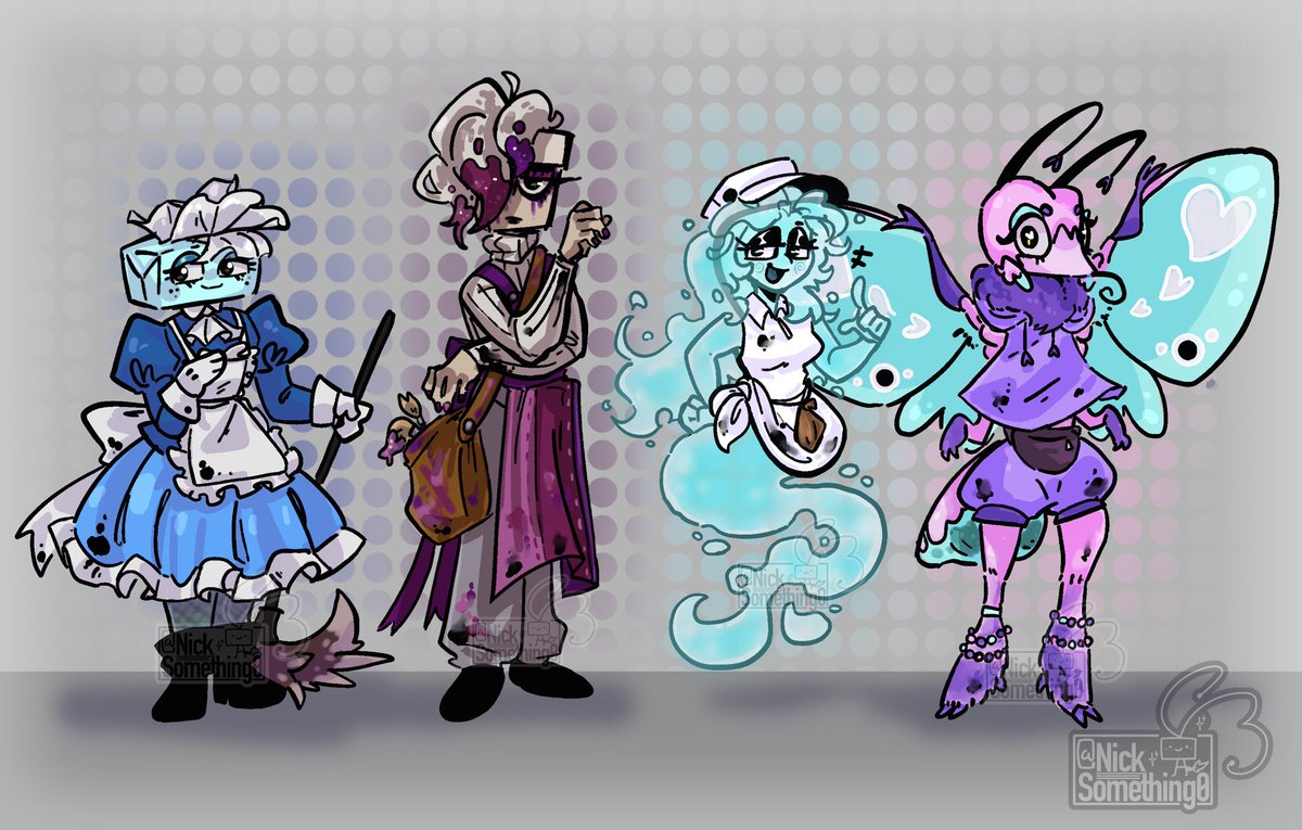 Nicksomething0's tweet photo. 3/10
🧹💙🖌️💜👻🩵🦋🩷
#dandysworld #Tisha #Brusha #Connie #Flutter https://t.co/mQdXn8QAgB