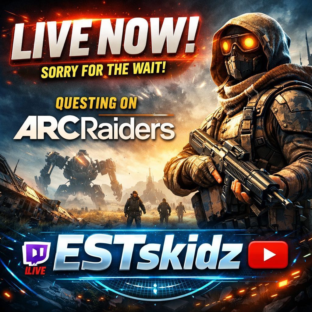 EstSkidz's tweet photo. https://t.co/mu3umVJKng
https://t.co/ZuclfvlmTW 
#ArcRaiders #LiveStreaming #ExtractionShooter #TwitchStreamer #YouTubeGaming #ESTskidz #SkidzNation https://t.co/LChl9Bul3F