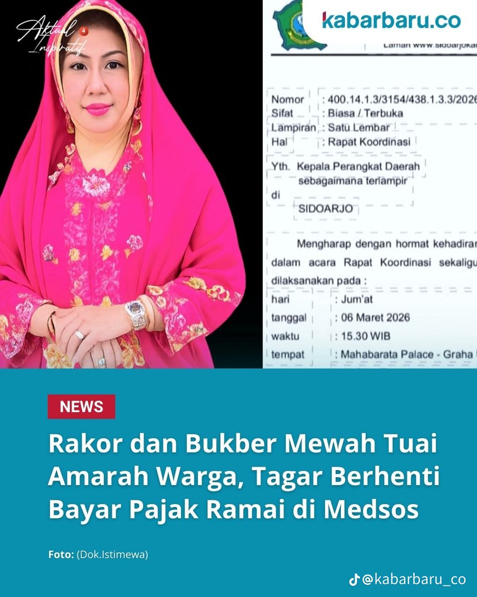 Efisiensi hanya sebatas omon-omon