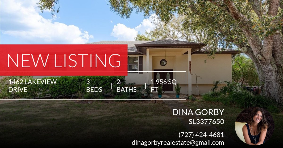 mamadee37's tweet photo. 📍 New Listing 📍 Take a look at this fantastic new property that just hit the market located at 1462 Lakeview Drive in Tarpon Springs. Reach out here or at (727) 424-4681 for more information

DINA GORBY
Licensed Real Estate Agent... https://t.co/5BgGnjpNM5 https://t.co/Osn1YjAEiU