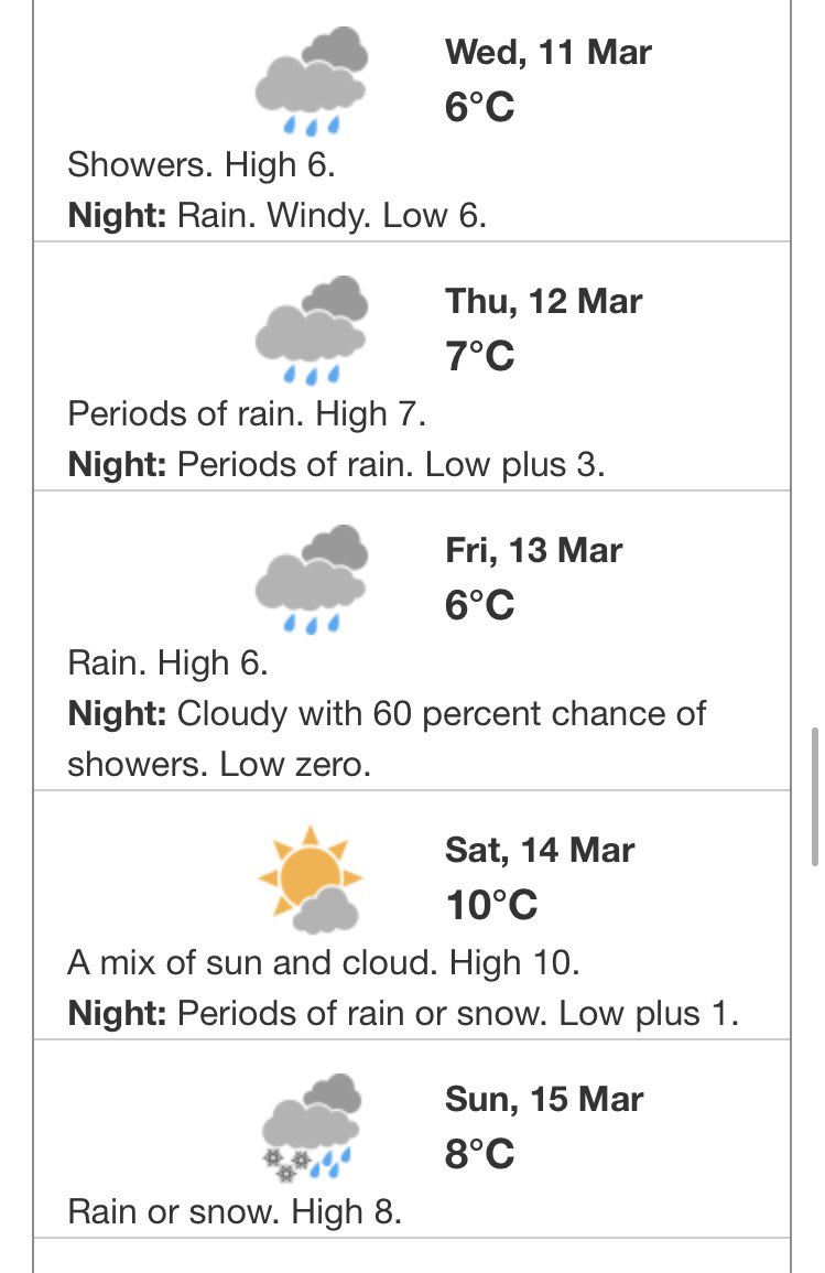 Updated Special Weather Statement and forecast for Metro Van, Tri-Cities, and Sea to Sky Hwy, from Env Canada