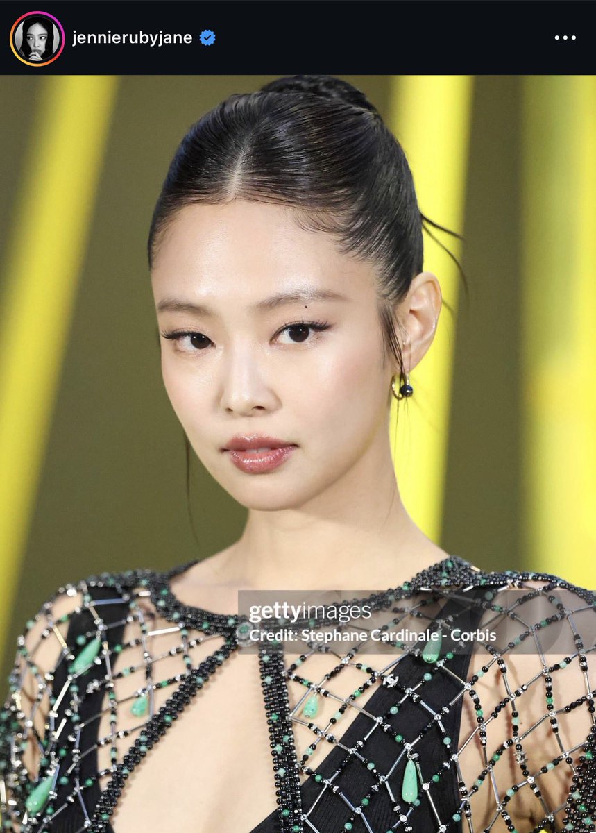 jennie posting this getty image cus she knew she ate that up