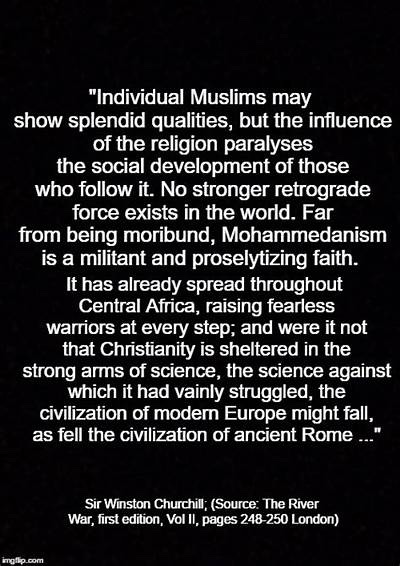 theygonnalose's tweet photo. @GadSaad Churchill said the same thing 126 years ago. https://t.co/EMvgHBd5Sn