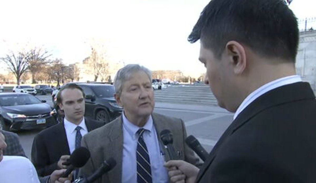 Asked Sen. John Kennedy, R-La., about the bombing of the girls' school in Iran. "It was terrible. We made a mistake," he said. "Other countries do that sort of thing intentionally, like Russia. We would never do that intentionally. I think the department is investigating it now,
